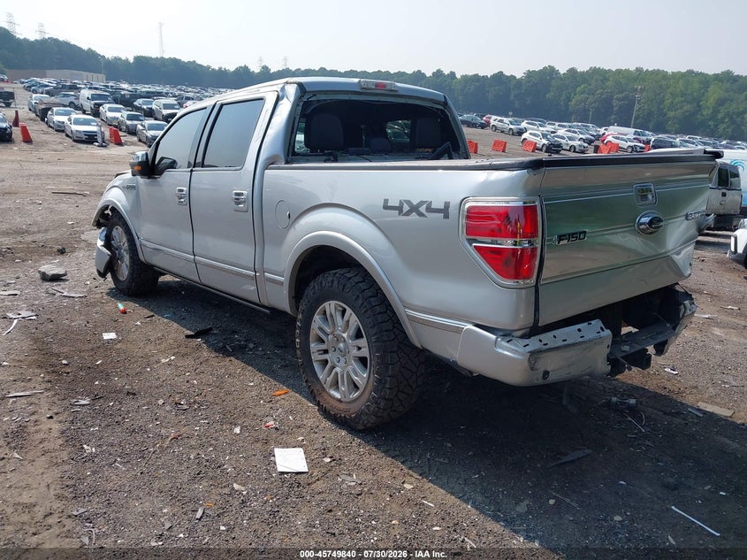 Vin: 1ftfw1ef0dfd52395, lot: 46248562, ford f-150 platinum 20133