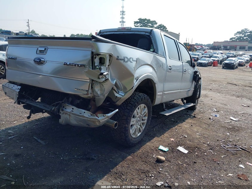 Vin: 1ftfw1ef0dfd52395, lot: 46248562, ford f-150 platinum 20134