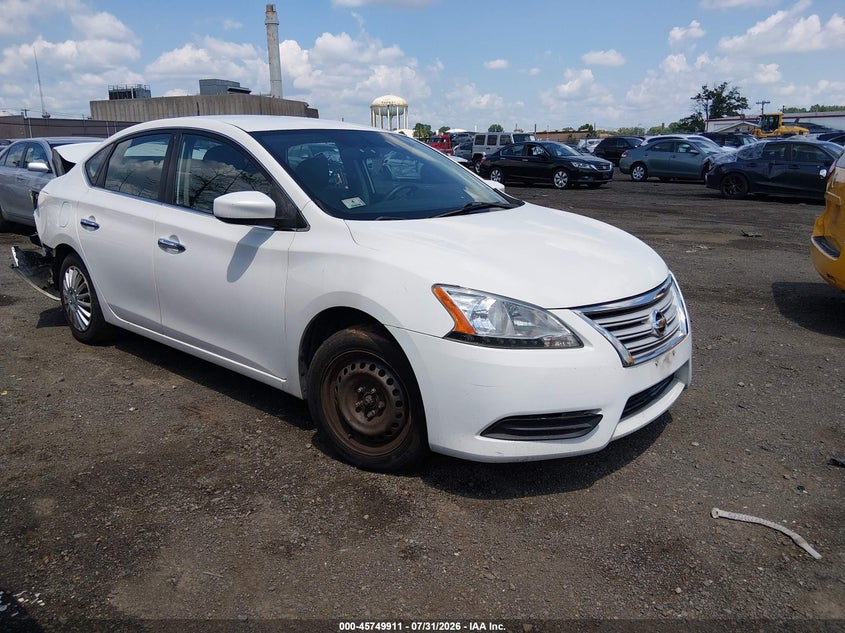 Vin: 3n1ab7ap8dl698646, lot: 46248633, nissan sentra sv 2013 img_1