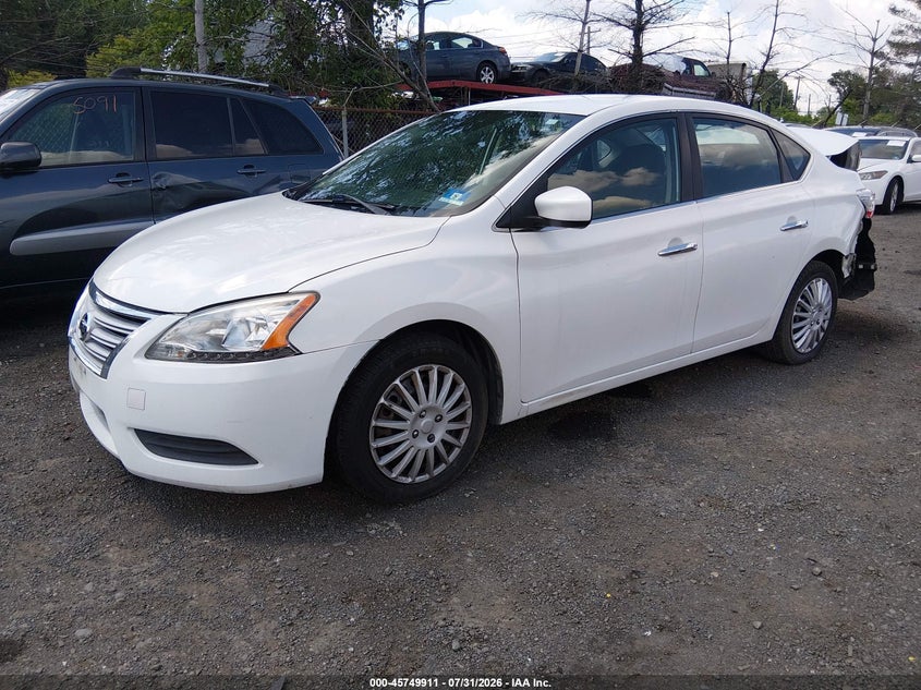 Vin: 3n1ab7ap8dl698646, lot: 46248633, nissan sentra sv 20132