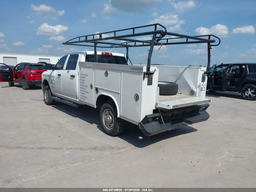 Vin: 3c6ur5hj2ng366215, lot: 46248642, ram 2500 tradesman  4x4 8' box 20223
