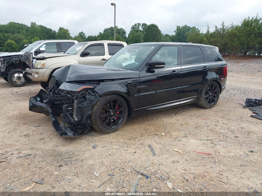 Vin: salwv2sv7ka416262, lot: 46248645, land rover range rover sport hse dynamic 20192