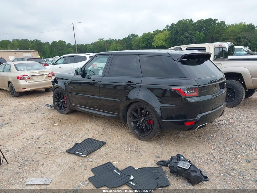 Vin: salwv2sv7ka416262, lot: 46248645, land rover range rover sport hse dynamic 20193