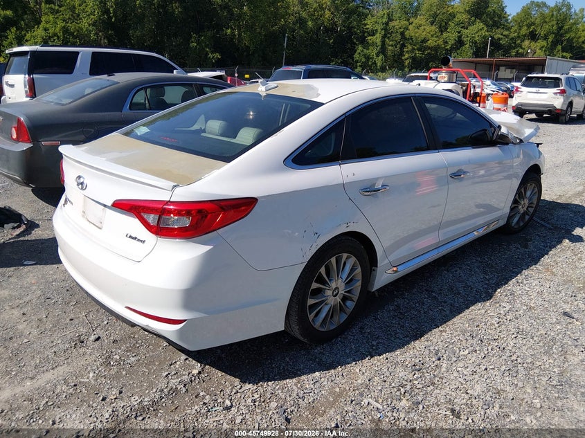 Vin: 5npe34af5fh013068, lot: 46248650, hyundai sonata limited 20154