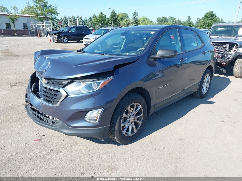Vin: 3gnaxhev2js513285, lot: 46248655, chevrolet equinox ls 20182