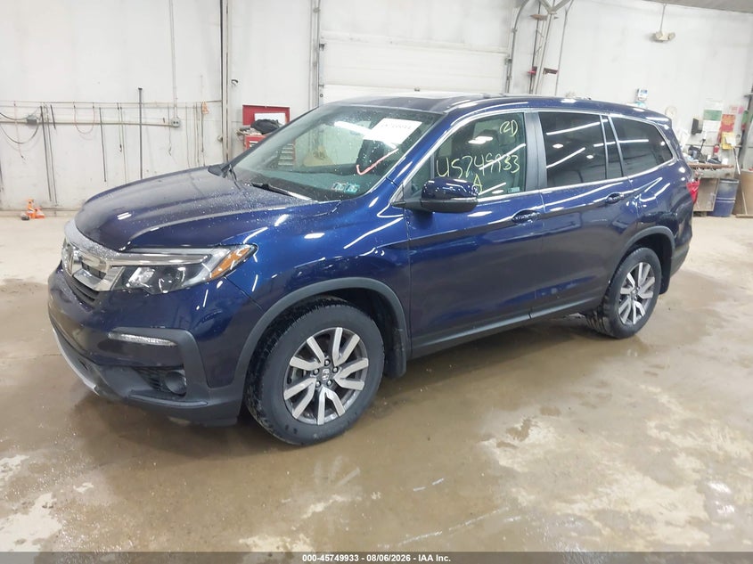 Vin: 5fnyf6h56lb045938, lot: 46248656, honda pilot awd ex-l 20202