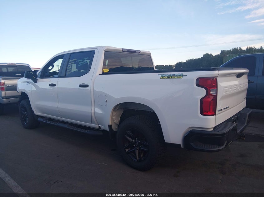 Vin: 1gcpycef5mz164948, lot: 46248664, chevrolet silverado 1500 4wd  short bed custom trail boss 20213
