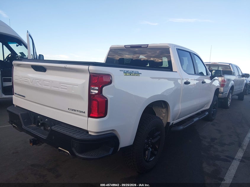 Vin: 1gcpycef5mz164948, lot: 46248664, chevrolet silverado 1500 4wd  short bed custom trail boss 20214