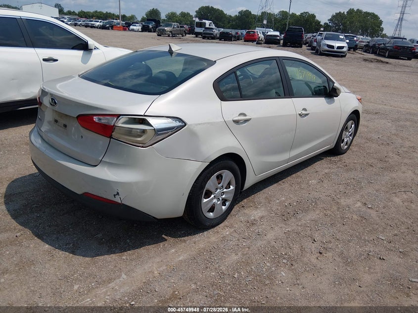 Vin: knafk4a62f5379574, lot: 46248670, kia forte lx 20154