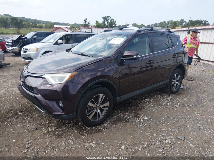 Vin: 2t3wfrev5hw351639, lot: 46248674, toyota rav4 xle 20172