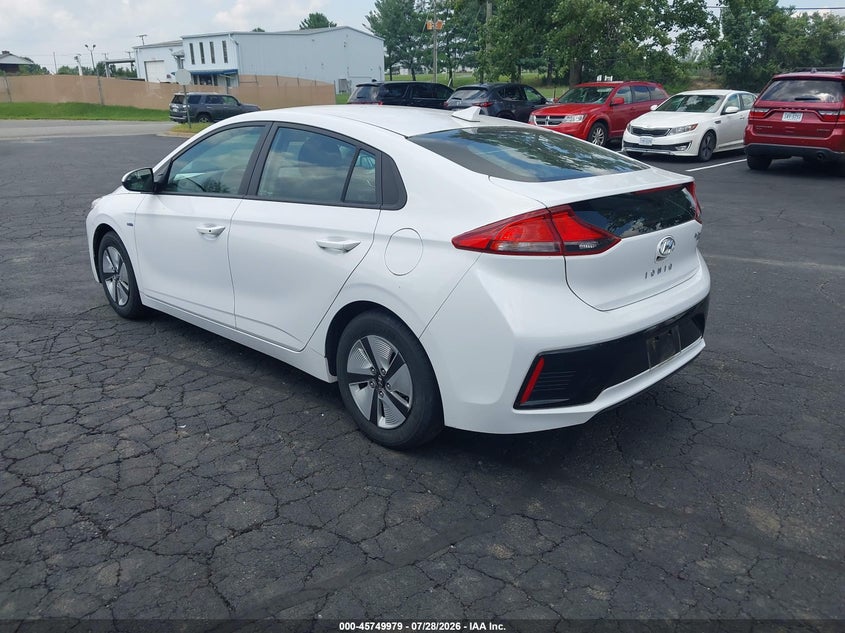 Vin: kmhc65lc1ju075617, lot: 46248701, hyundai ioniq hybrid blue 20183