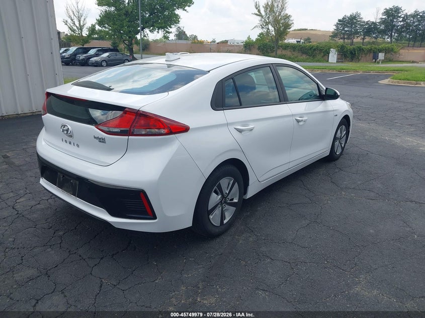 Vin: kmhc65lc1ju075617, lot: 46248701, hyundai ioniq hybrid blue 20184