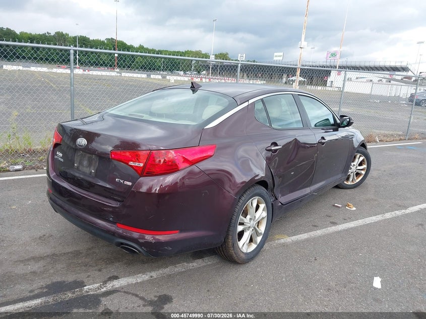 Vin: 5xxgn4a71dg195033, lot: 46248712, kia optima ex 20134