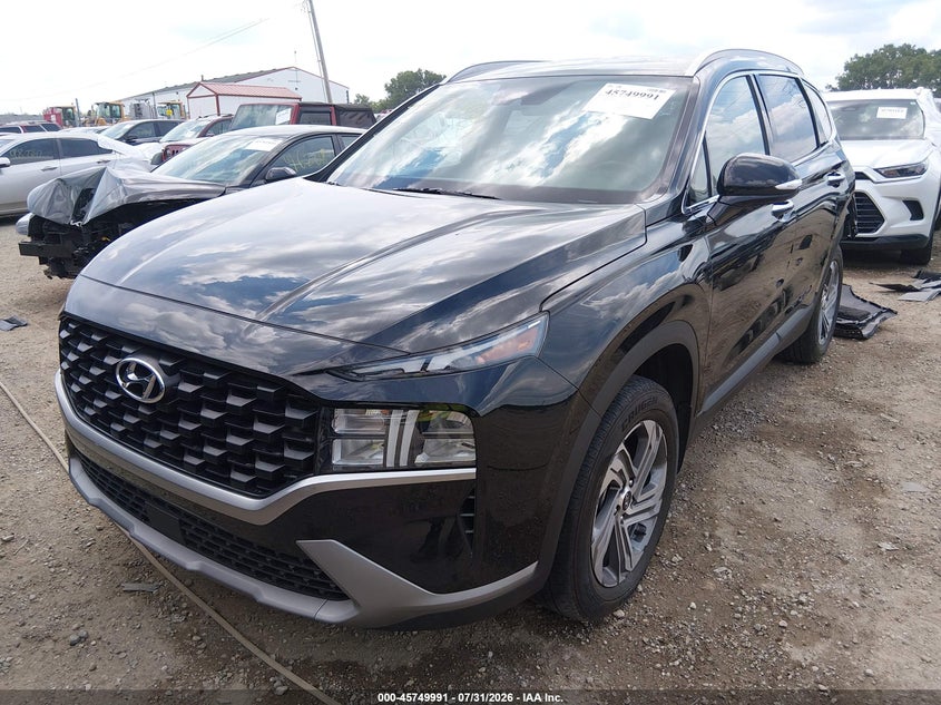 2023 Hyundai Santa Fe, Rear, IAAI, VIN 5NMS2DAJ8PH657382 — photo 2