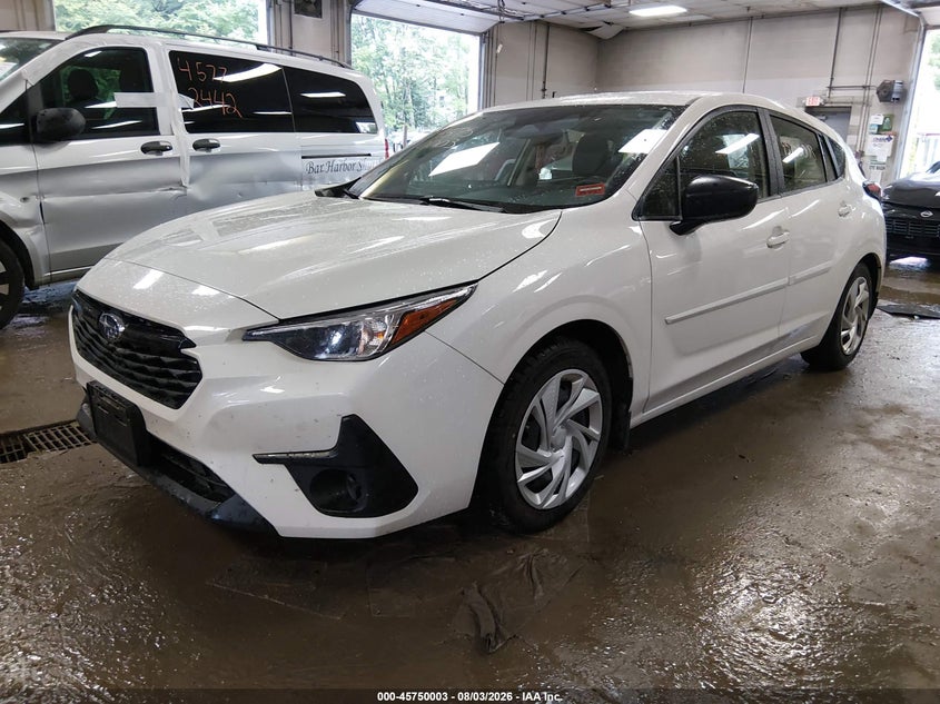 Vin: jf1guabc4r8378780, lot: 46248725, subaru impreza base 5-door 20242