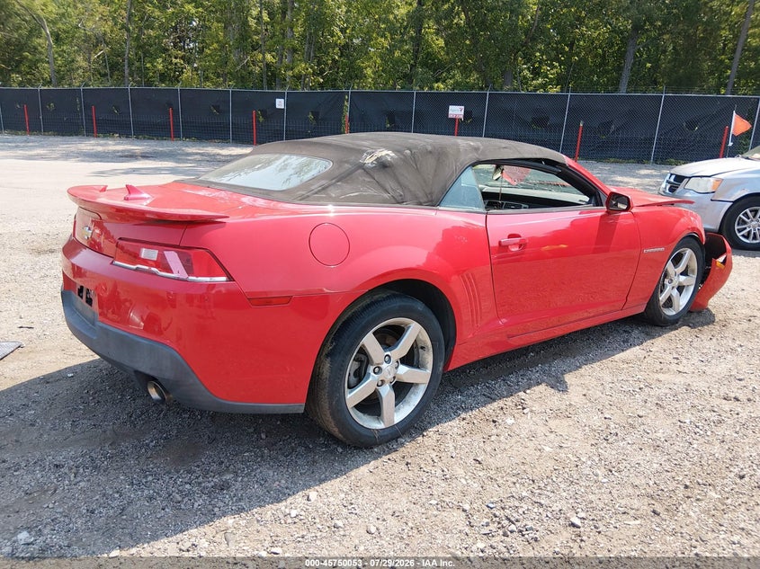 Vin: 2g1fd3d39f9143895, lot: 46248774, chevrolet camaro 1lt 20154
