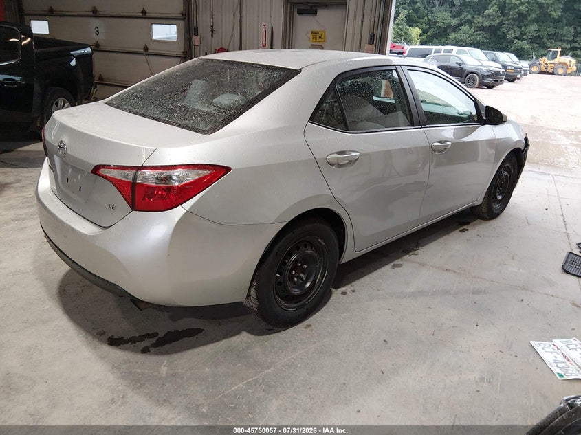 Vin: 2t1burhe5gc685954, lot: 46248779, toyota corolla le 20164