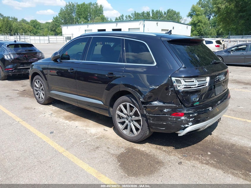 Vin: wa1lhaf7xjd013505, lot: 46248795, audi q7 2.0t premium 20183