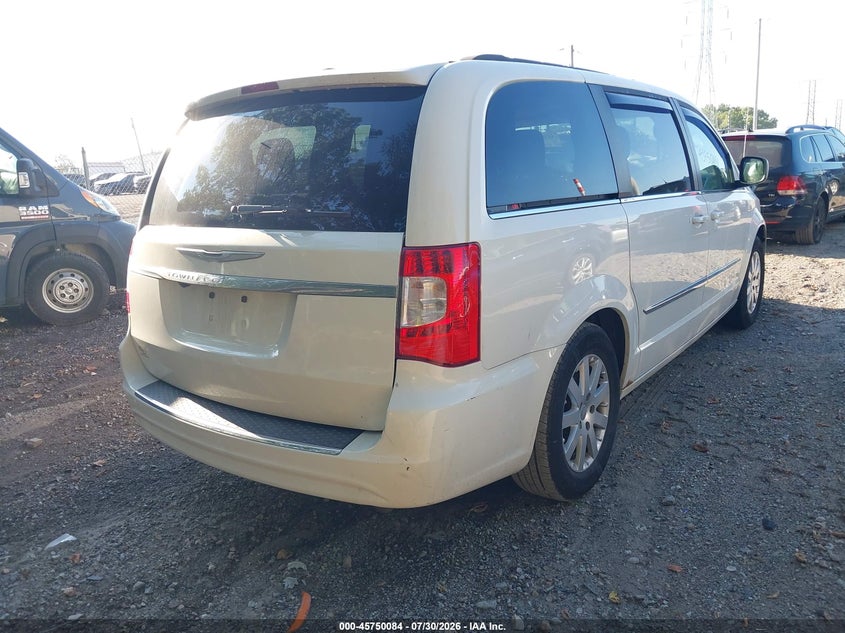 Vin: 2c4rc1bg1dr681523, lot: 46248806, chrysler town & country touring 20134