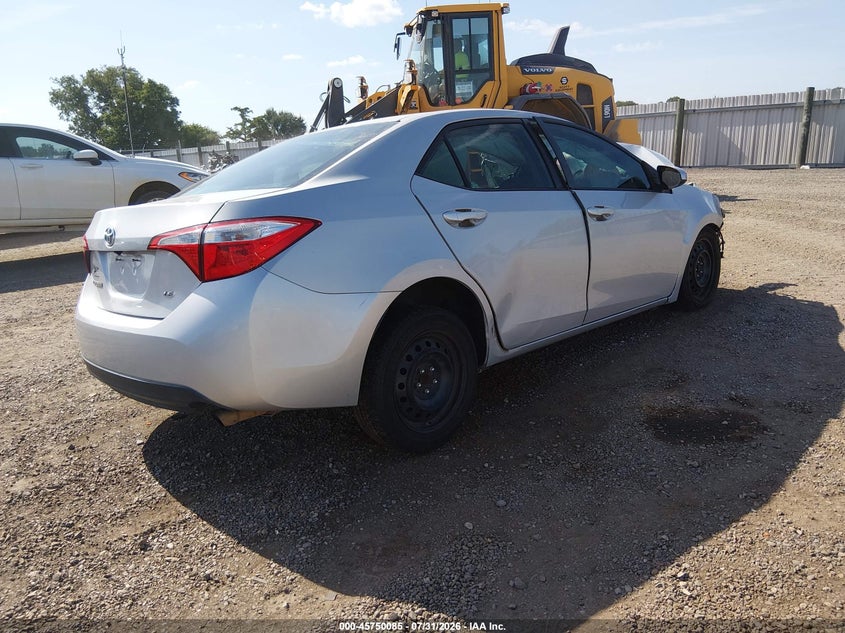 Vin: 2t1burhe9ec125416, lot: 46248807, toyota corolla le 20144