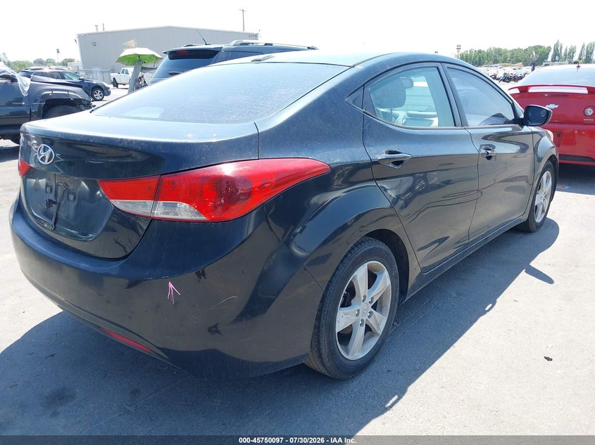 Vin: kmhdh4ae1du582812, lot: 46248819, hyundai elantra gls 20134