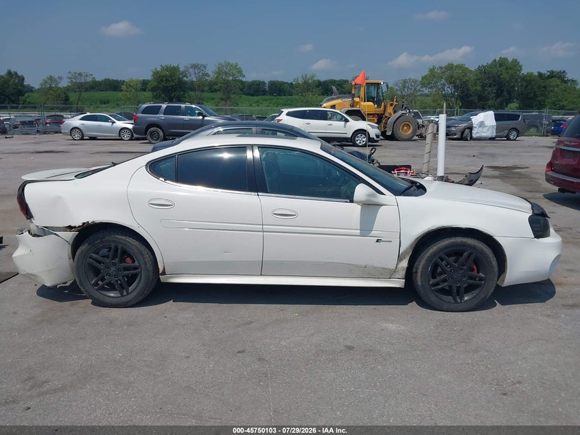 PONTIAC GRAND PRIX 2007 VIN 2G2WR554171140103