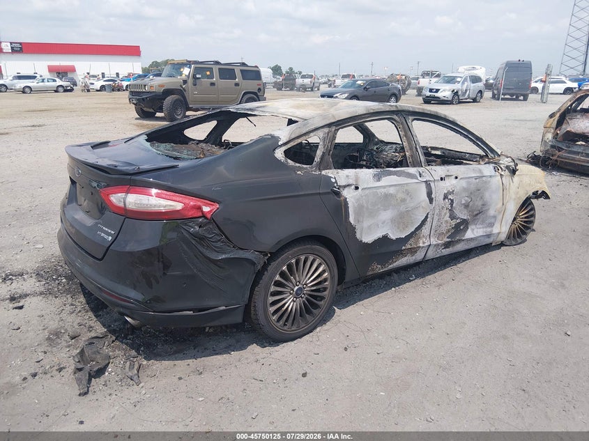 Vin: 3fa6p0ru0dr281854, lot: 46248847, ford fusion hybrid titanium 20134