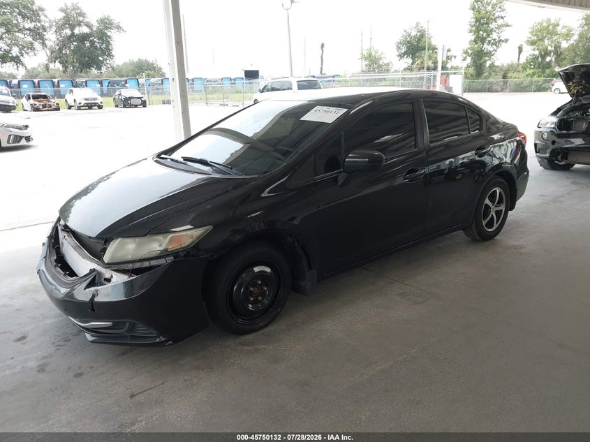 Vin: 19xfb2f76fe118638, lot: 46248855, honda civic se 20152