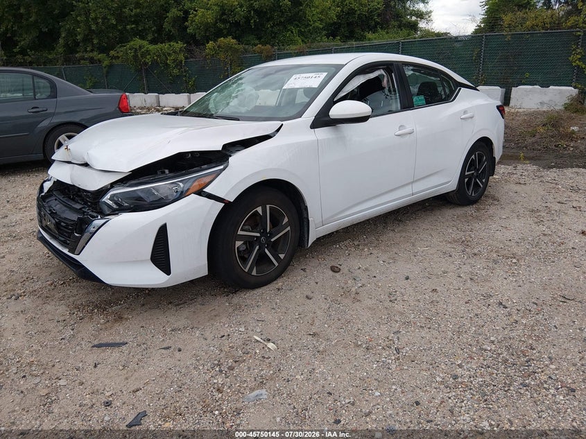 Vin: 3n1ab8cv6ry345379, lot: 46248867, nissan sentra sv xtronic cvt 20242