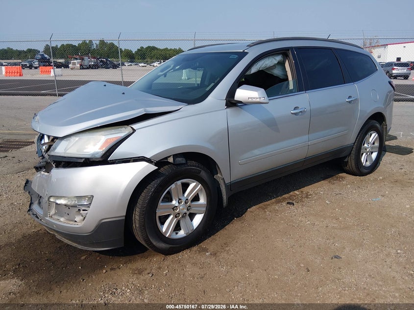 Vin: 1gnkrhkd6ej104255, lot: 46248889, chevrolet traverse lt 20142