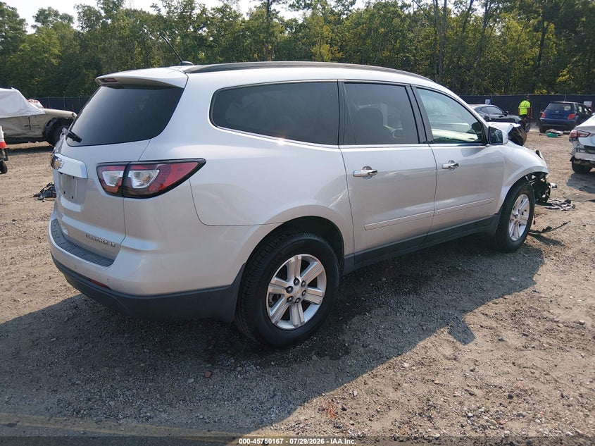 Vin: 1gnkrhkd6ej104255, lot: 46248889, chevrolet traverse lt 20144