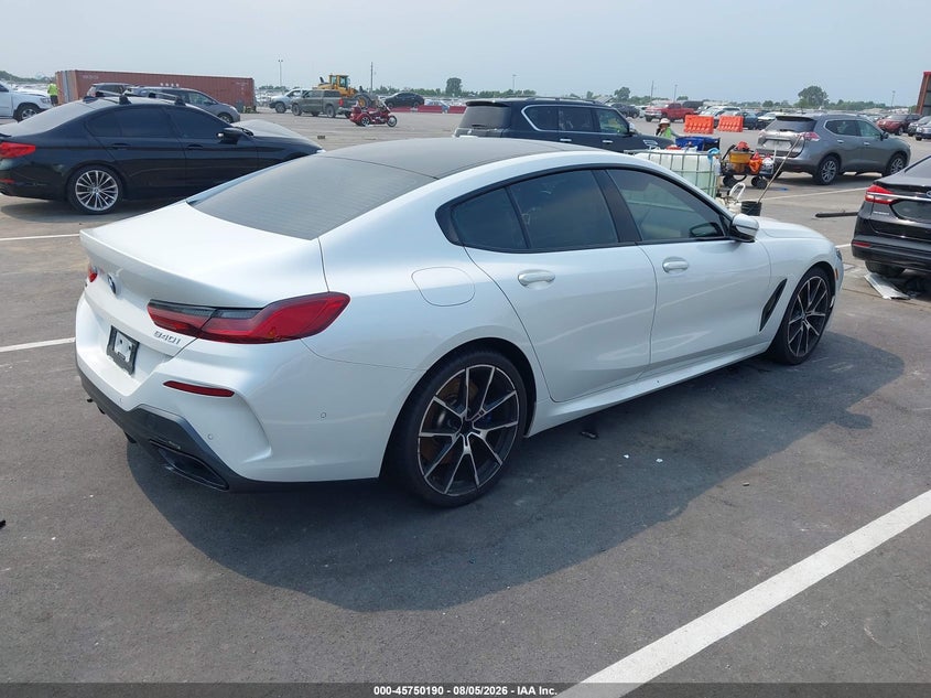 Vin: wbagv4c04mcf88590, lot: 46248912, bmw 840i gran coupe xdrive 20214