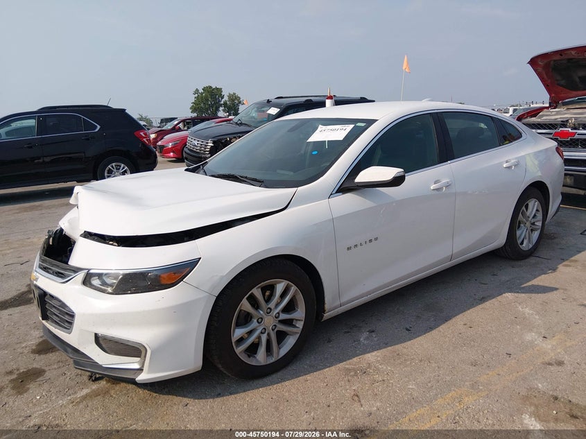 Vin: 1g1zd5st3jf139871, lot: 46248916, chevrolet malibu lt 20182