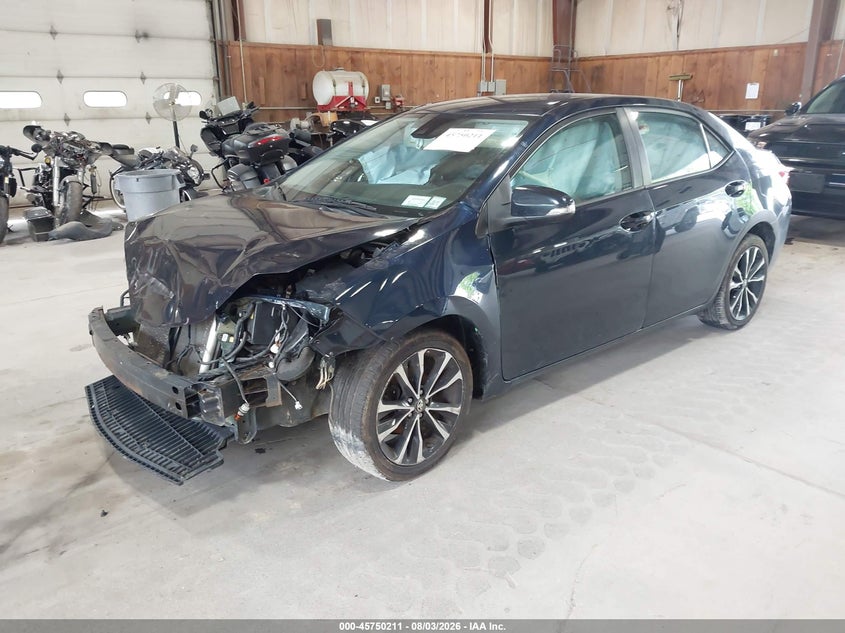 2018 Toyota Corolla, Front End, IAAI, VIN 2T1BURHE5JC115427 — photo 2