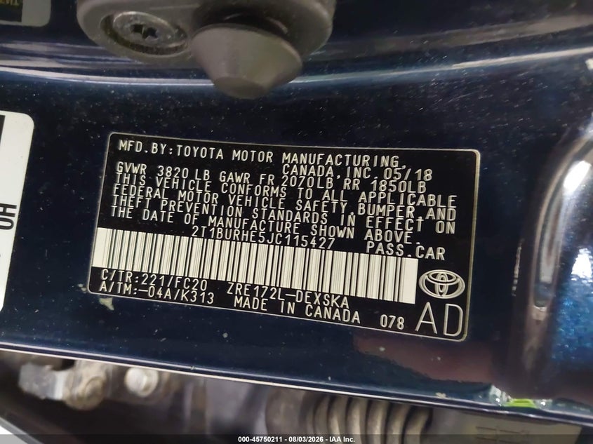 TOYOTA COROLLA - zdjęcie 9
