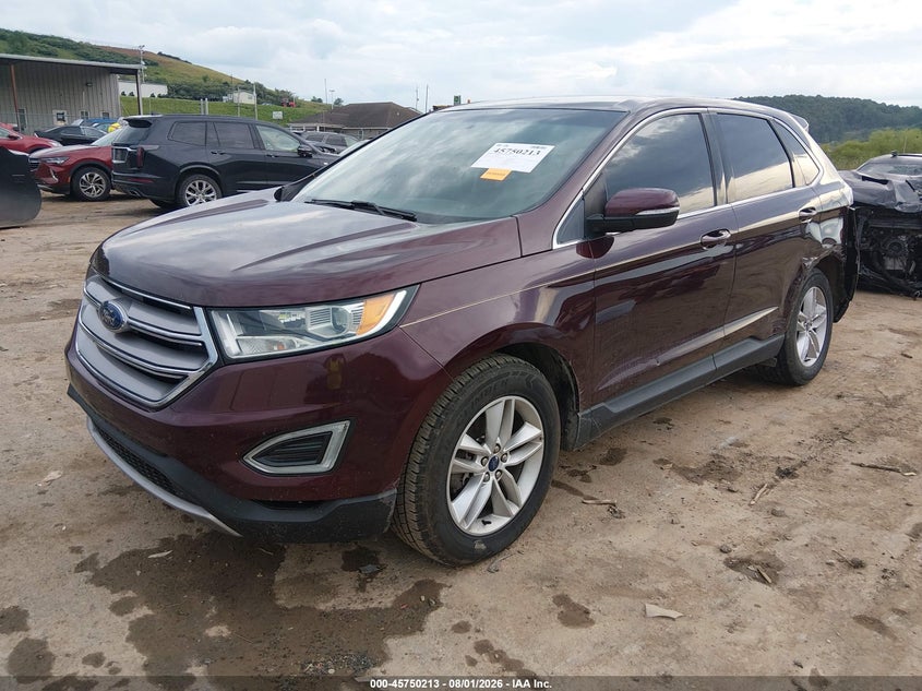 Vin: 2fmpk3j93jbb09281, lot: 46248935, ford edge sel 20182