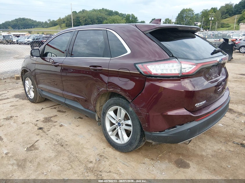 Vin: 2fmpk3j93jbb09281, lot: 46248935, ford edge sel 20183