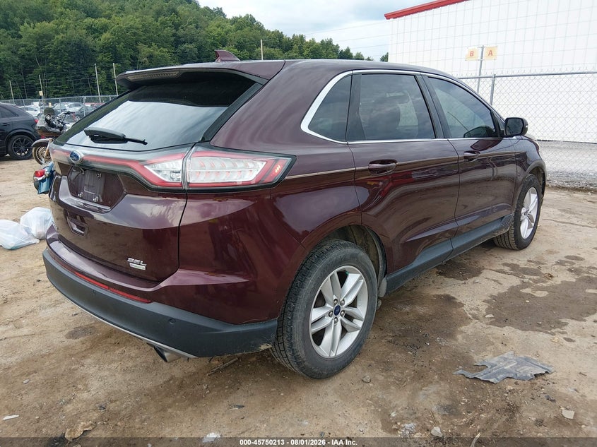 Vin: 2fmpk3j93jbb09281, lot: 46248935, ford edge sel 20184