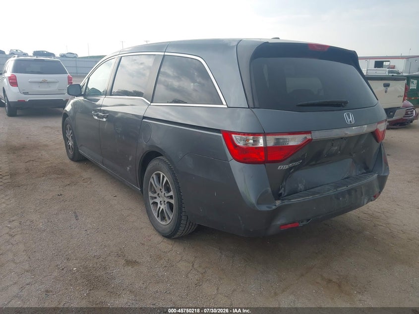 Vin: 5fnrl5h69bb044913, lot: 46248940, honda odyssey ex-l 20113