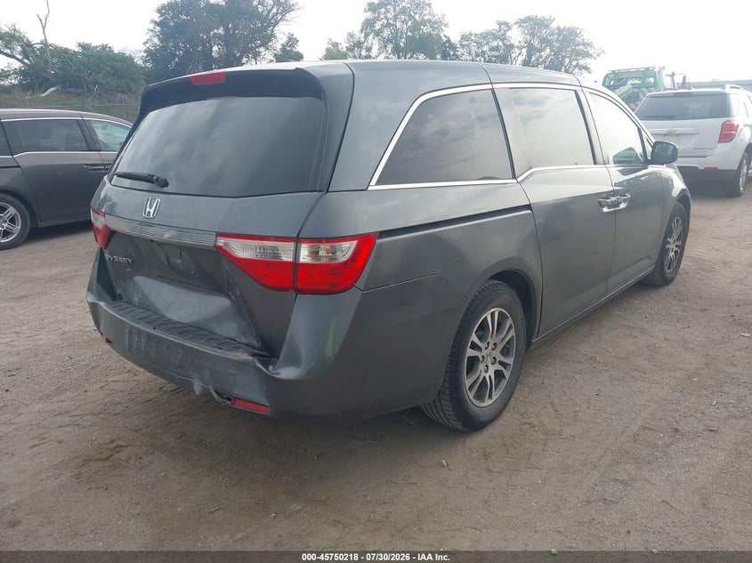 Vin: 5fnrl5h69bb044913, lot: 46248940, honda odyssey ex-l 20114