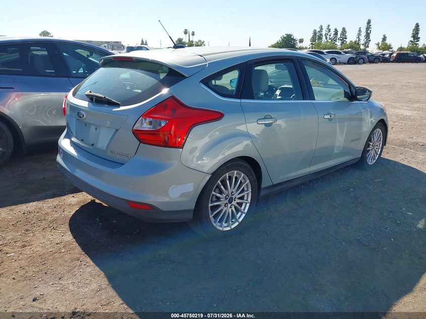 Vin: 1fadp3r45dl125977, lot: 46248941, ford focus electric 20134