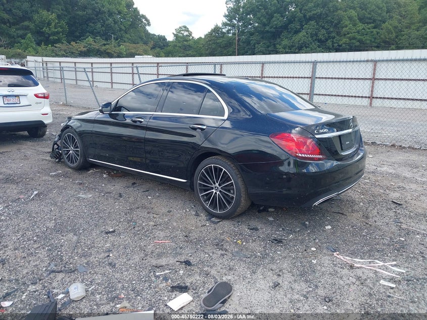 Vin: 55swf8db6ku297376, lot: 46248944, mercedes-benz c 300 20193