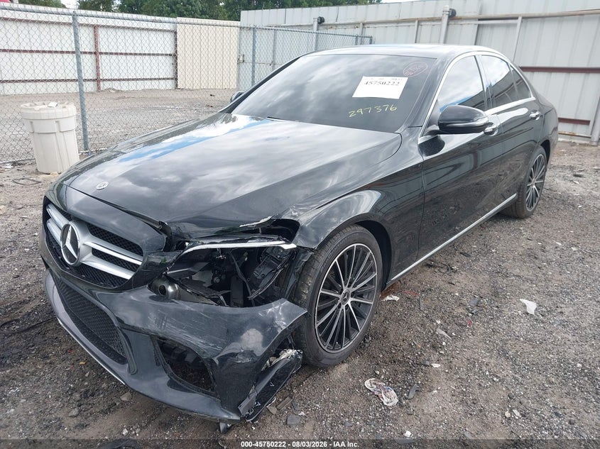 Vin: 55swf8db6ku297376, lot: 46248944, mercedes-benz c 300 20192