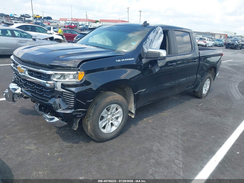Vin: 1gcpaced5sz116883, lot: 46248955, chevrolet silverado 1500 2wd  short bed lt 20252