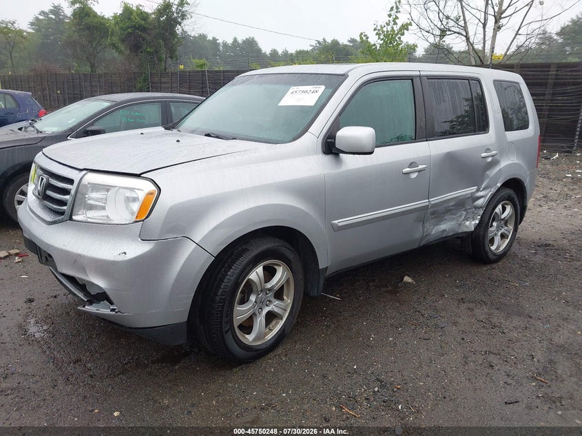 Vin: 5fnyf4h5xfb045529, lot: 46248972, honda pilot ex-l 20152