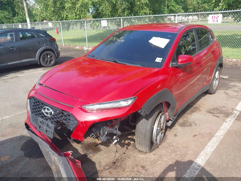 Vin: km8k1caa4mu702962, lot: 46248984, hyundai kona se 20212