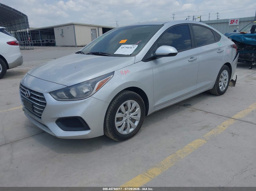Vin: 3kpc24a69ne179686, lot: 46249039, hyundai accent se 20222