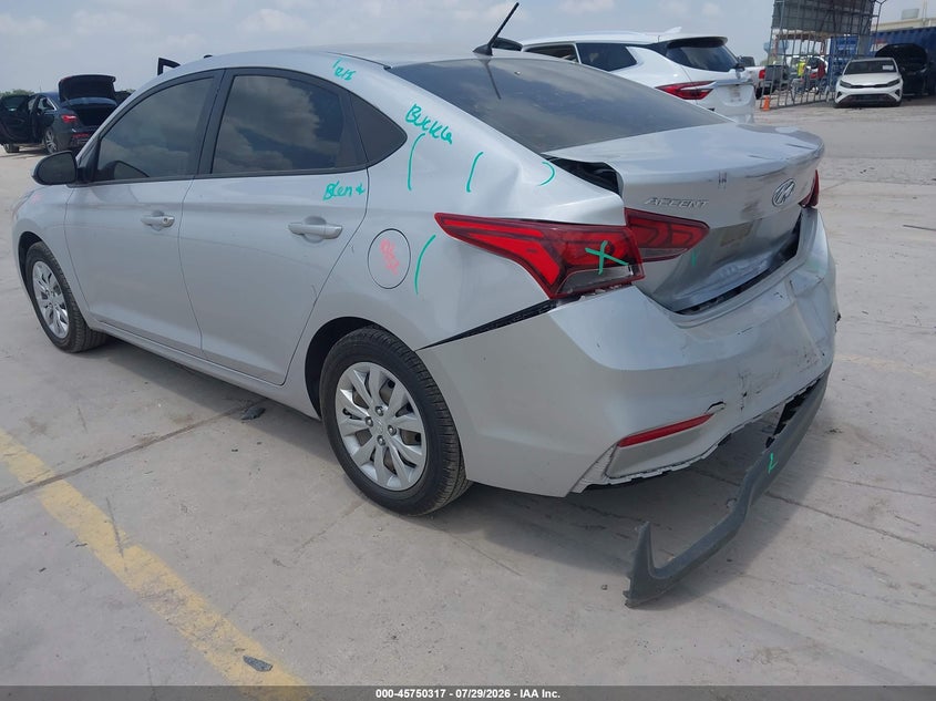 Vin: 3kpc24a69ne179686, lot: 46249039, hyundai accent se 20223