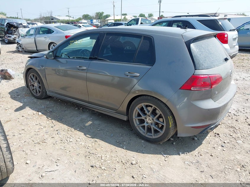 Vin: wvwlf7au9fw233449, lot: 46249050, volkswagen golf r 4-door 20153