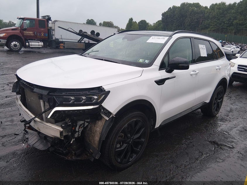 Vin: 5xyrkdlf7mg050984, lot: 46249057, kia sorento sx 20212